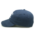 Custom 6 panel vintage baseball plain denim cap